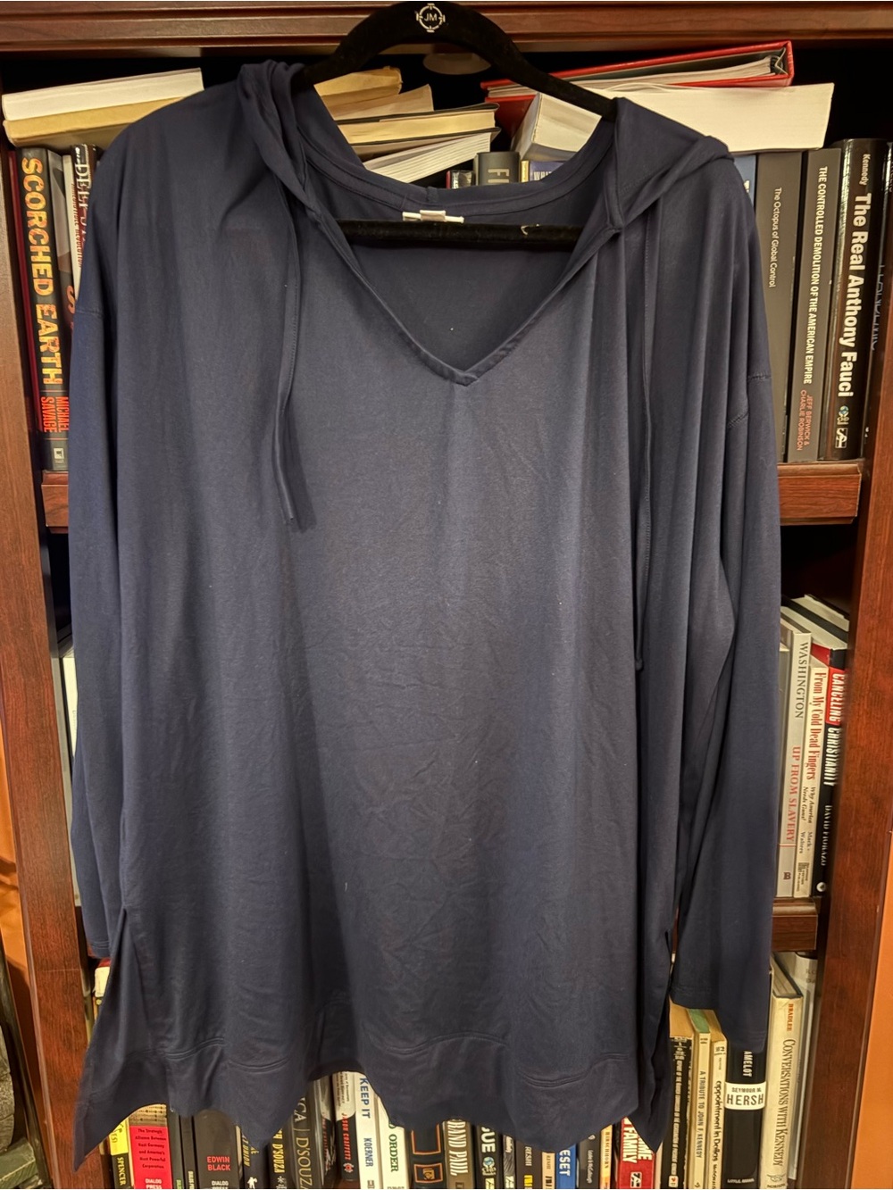 LuLaRoe Eliza Navy Pullover Hoodie